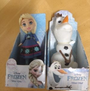 Frozen mini Olaf and Mini Elsa